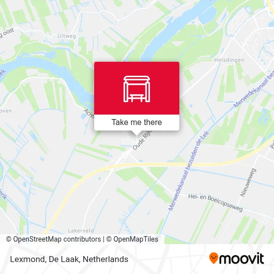 Lexmond, De Laak map