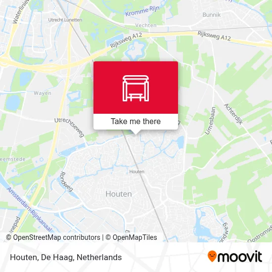 Houten, De Haag Karte