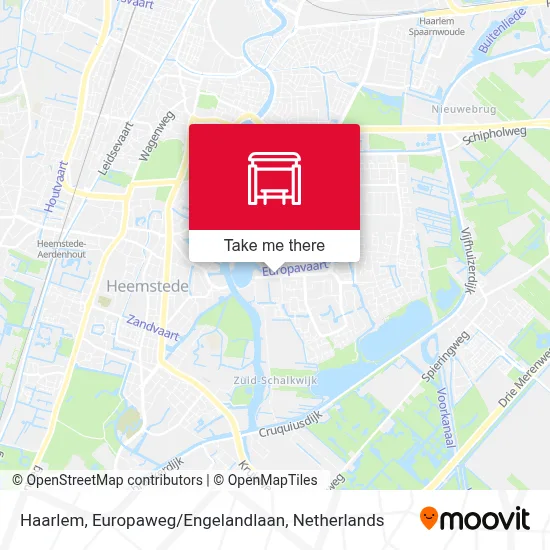 Haarlem, Europaweg / Engelandlaan map