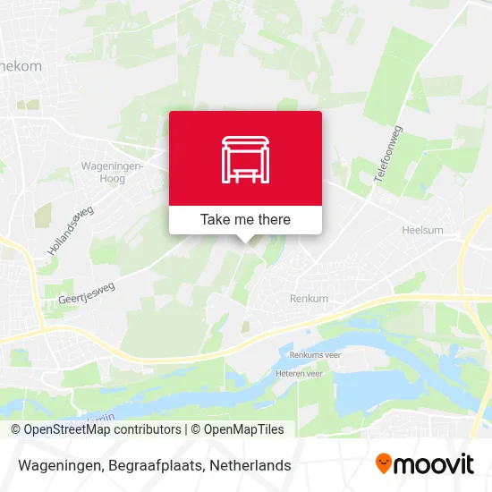 Wageningen, Begraafplaats Karte