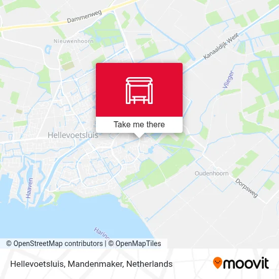 Hellevoetsluis, Mandenmaker Karte