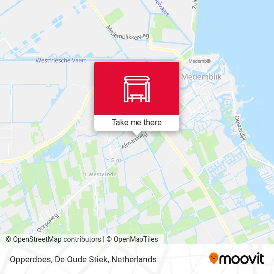 Opperdoes, De Oude Stiek Karte