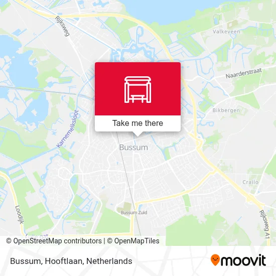 Bussum, Hooftlaan map