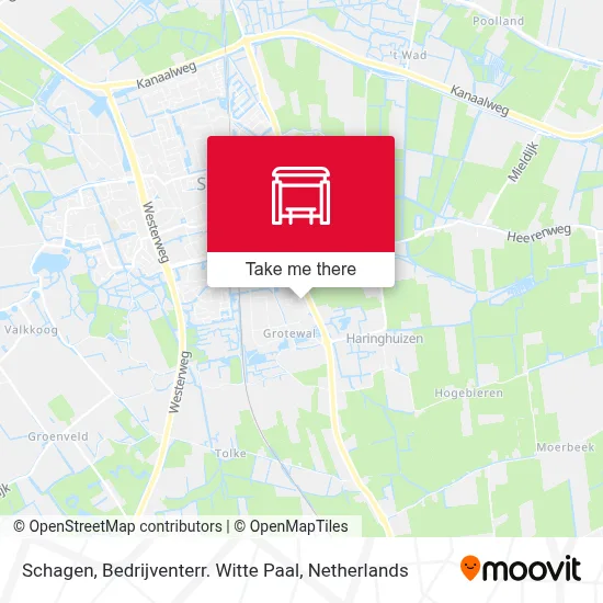 Schagen, Bedrijventerr. Witte Paal map