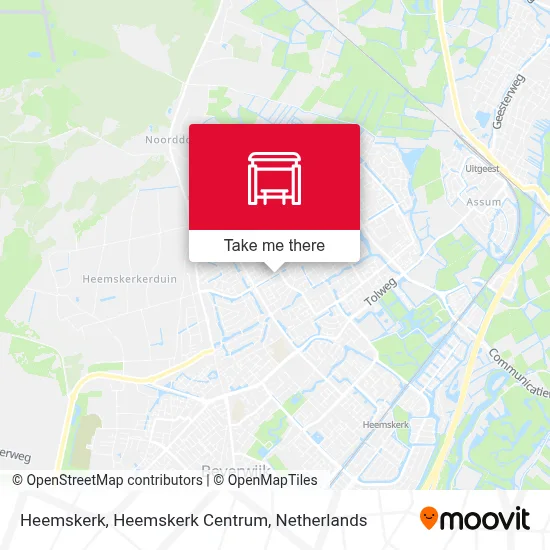 Heemskerk, Heemskerk Centrum map