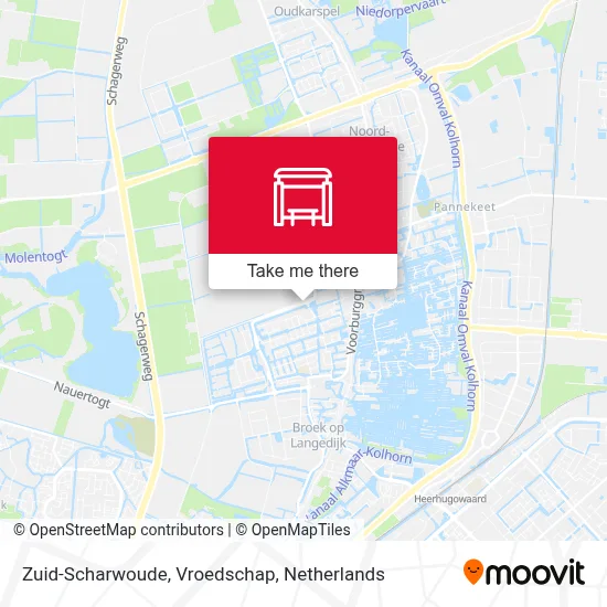 Zuid-Scharwoude, Vroedschap Karte