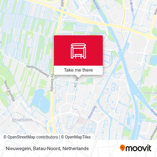 Nieuwegein, Batau-Noord Karte