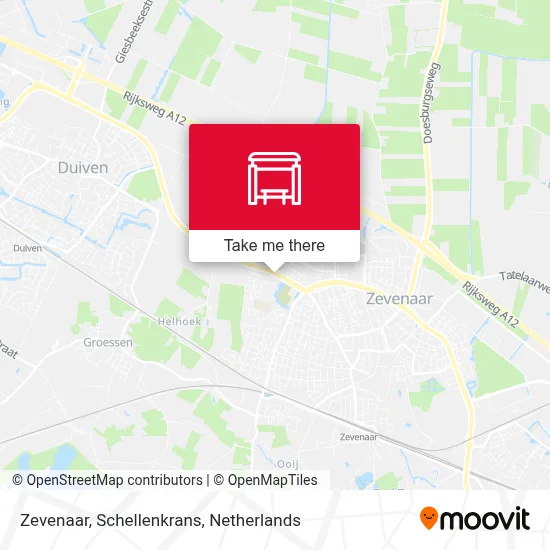 Zevenaar, Schellenkrans Karte