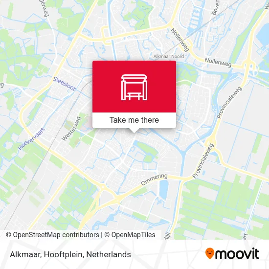 Alkmaar, Hooftplein map