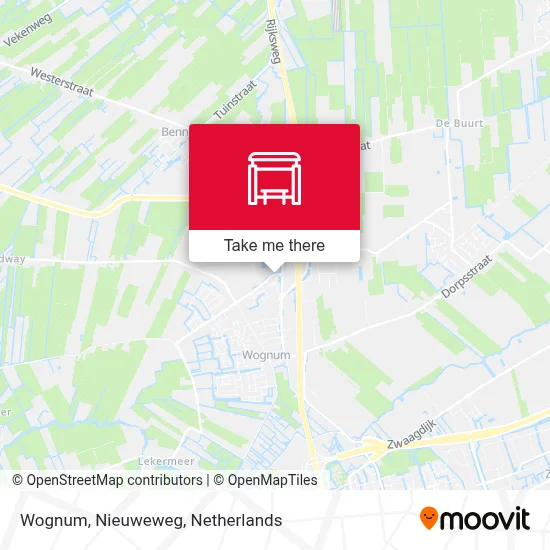 Wognum, Nieuweweg map