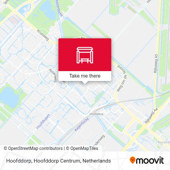Hoofddorp, Hoofddorp Centrum Karte
