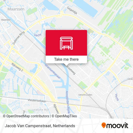 Jacob Van Campenstraat map