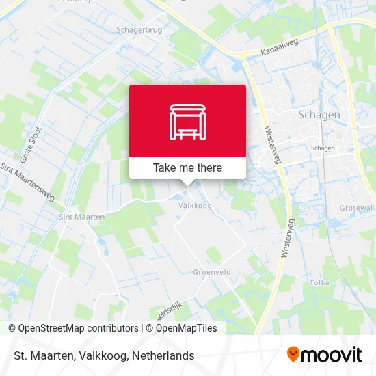 St. Maarten, Valkkoog Karte