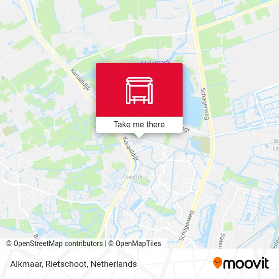 Alkmaar, Rietschoot Karte