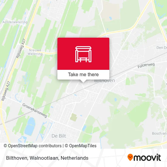 Bilthoven, Walnootlaan map