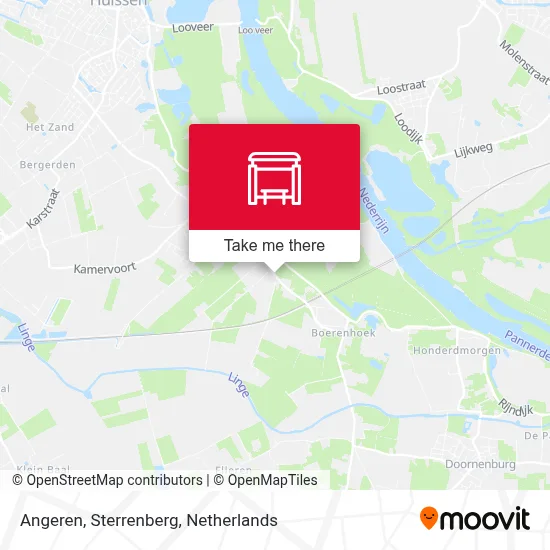 Angeren, Sterrenberg map