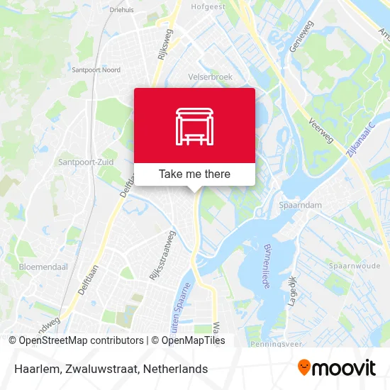 Haarlem, Zwaluwstraat map