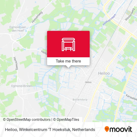 Heiloo, Winkelcentrum 'T Hoekstuk map