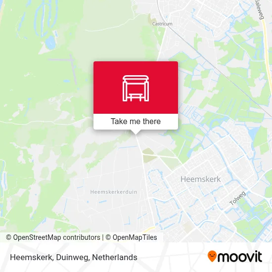 Heemskerk, Duinweg map