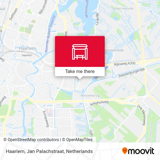 Haarlem, Jan Palachstraat map