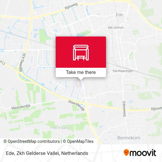 Ede, Zkh Gelderse Vallei map