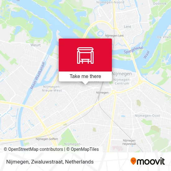 Nijmegen, Zwaluwstraat Karte