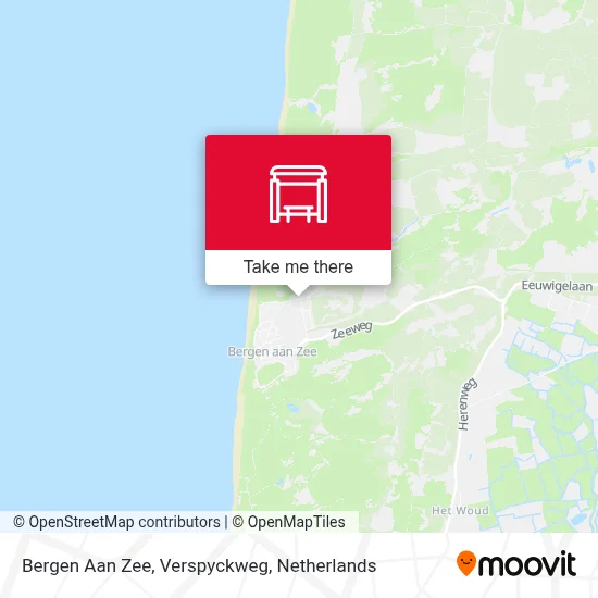 Bergen Aan Zee, Verspyckweg Karte