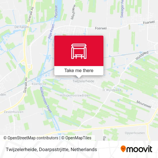 Twijzelerheide, Doarpsstrjitte map