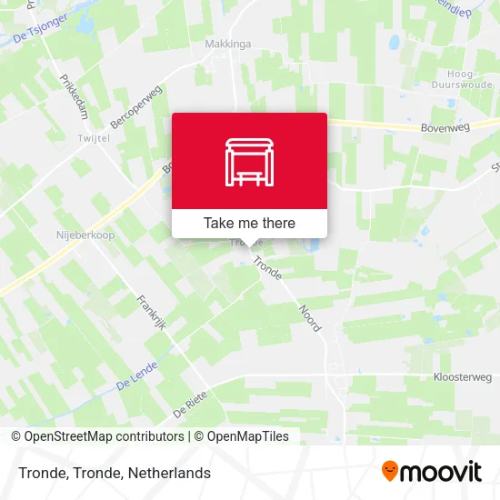 Tronde, Tronde map