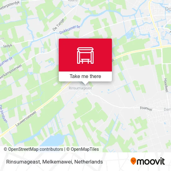 Rinsumageast, Melkemawei map