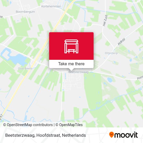 Beetsterzwaag, Hoofdstraat map