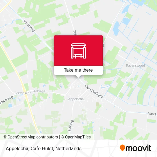 Appelscha, Café Hulst map