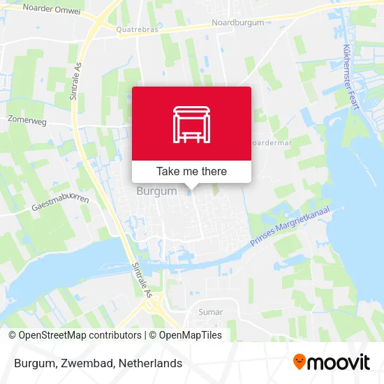 Burgum, Zwembad map