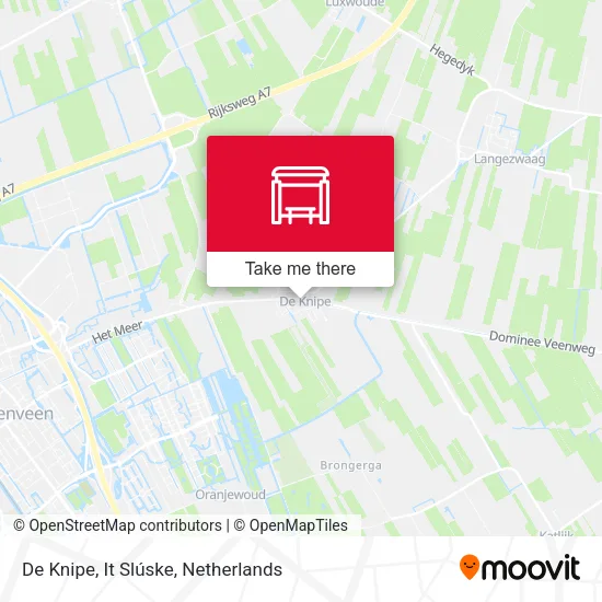 De Knipe, It Slúske map
