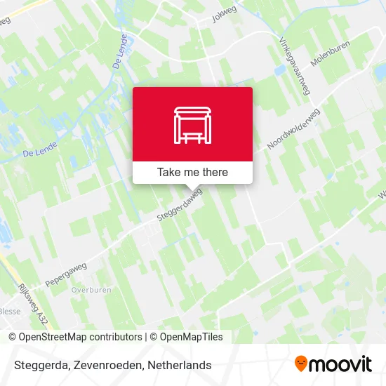 Steggerda, Zevenroeden Karte