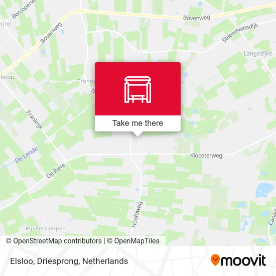 Elsloo, Driesprong map