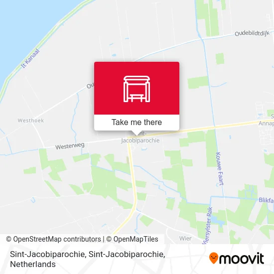 Sint-Jacobiparochie, Sint-Jacobiparochie map