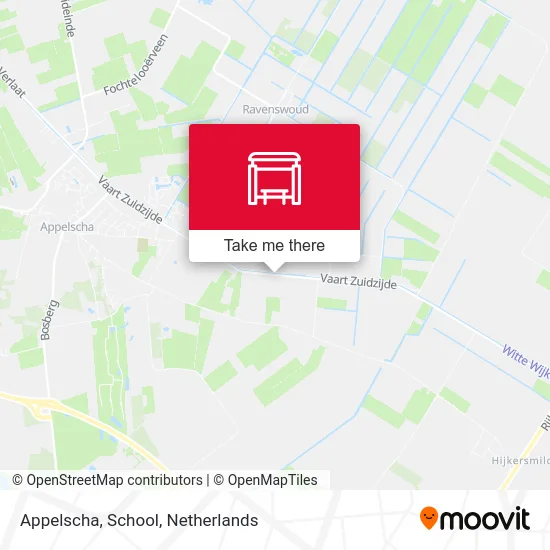 Appelscha, School map