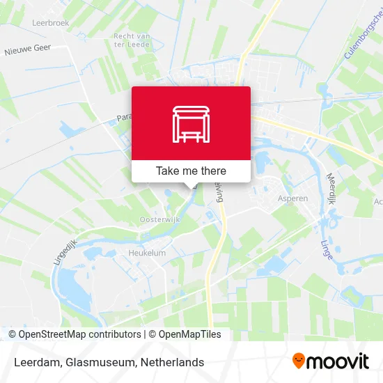 Leerdam, Glasmuseum map