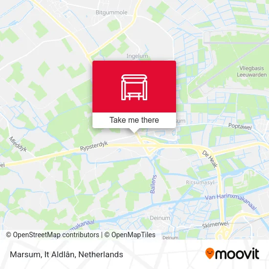 Marsum, It Aldlân map