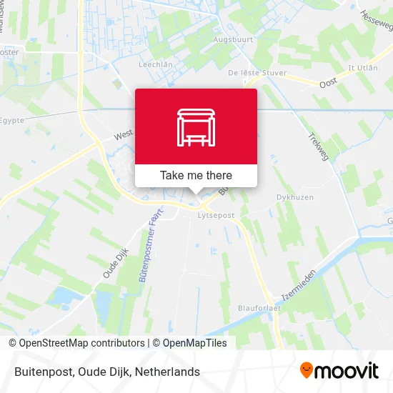 Buitenpost, Oude Dijk map