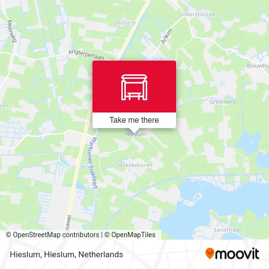 Hieslum, Hieslum map