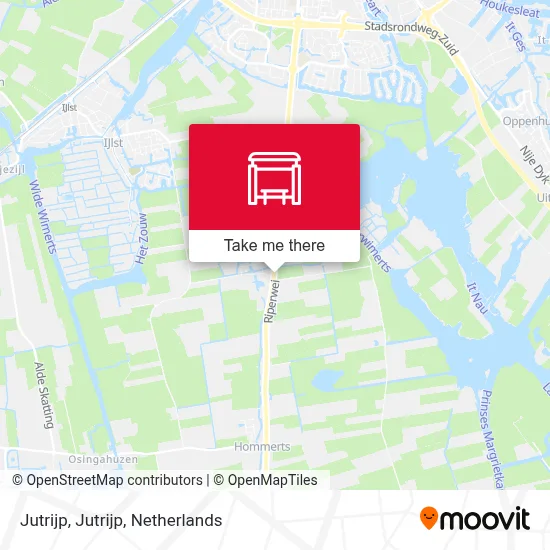 Jutrijp, Jutrijp map