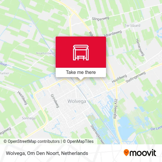 Wolvega, Om Den Noort map