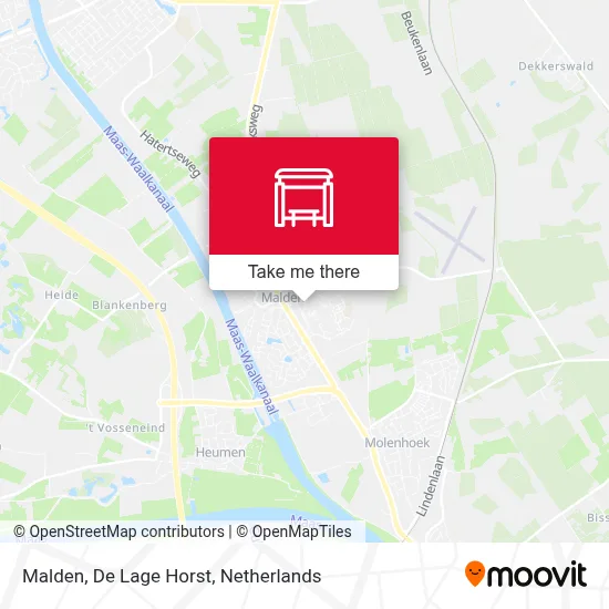 Malden, De Lage Horst map