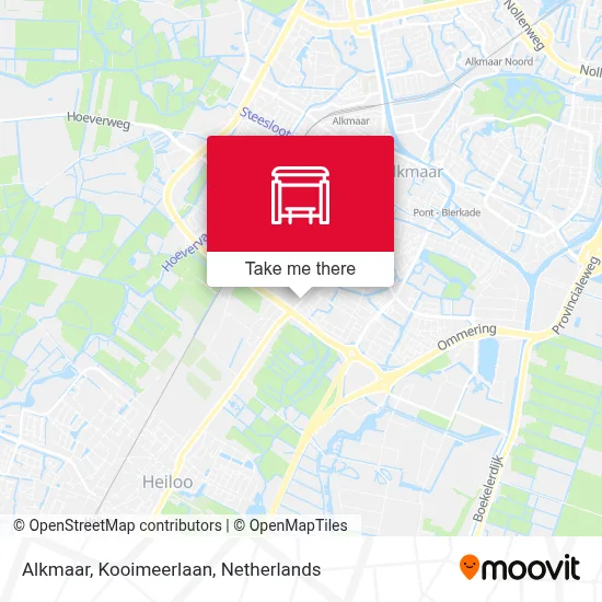 Alkmaar, Kooimeerlaan map