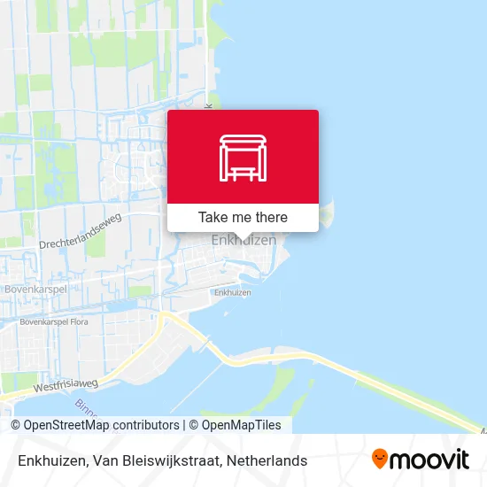 Enkhuizen, Van Bleiswijkstraat map