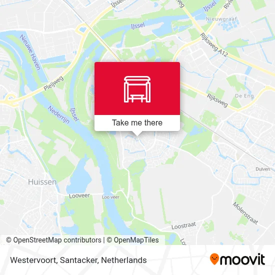 Westervoort, Santacker map