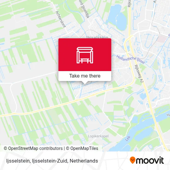 Ijsselstein, Ijsselstein-Zuid map