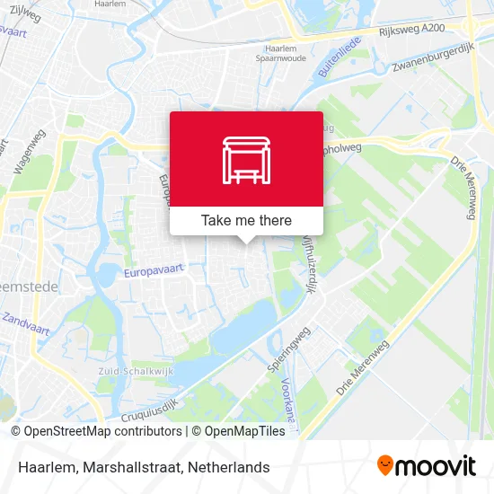 Haarlem, Marshallstraat Karte